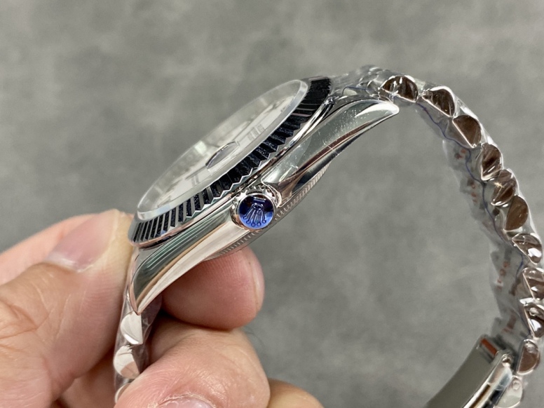 Rolex Datejust 126234 Fluted Bezel White Roman Dial 36MM Unisex Replica Watch