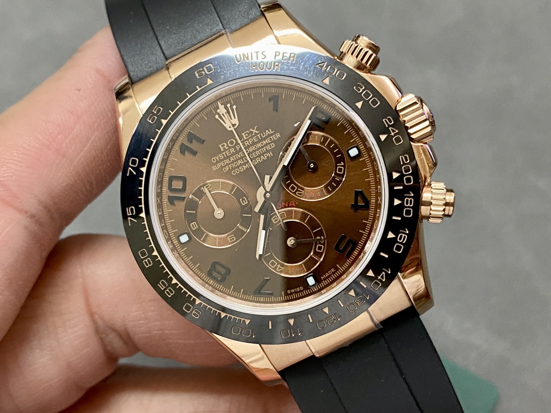 Rolex Cosmograph Daytona 116515LN Chocolate Arabic Dial 40mm Mens Replica Watch