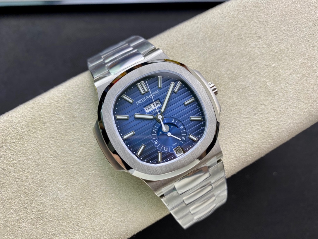 Patek Philippe Nautilus 5726 1A 001 40.5mm Stainless Steel Blue Dial Watch