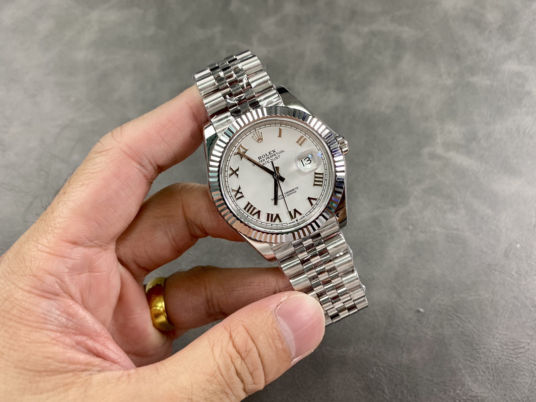 Rolex Datejust 41 Automatic White Dial 126334 0024