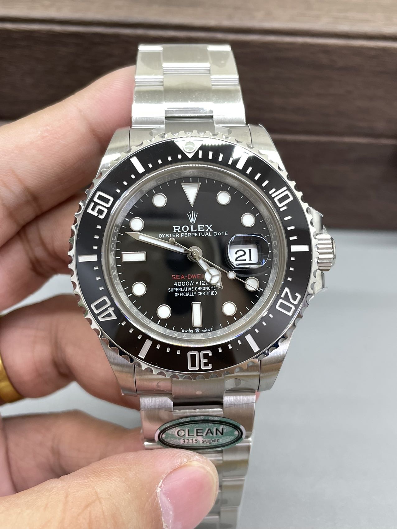 Rolex Sea-Dweller 126600 Stainless Steel Black Dial 43MM Mens Replica Watch