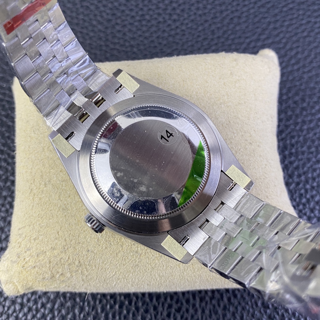 Rolex Datejust 41mm Stainless Steel 126334 0030 Mint Green Dial Fluted Jubilee