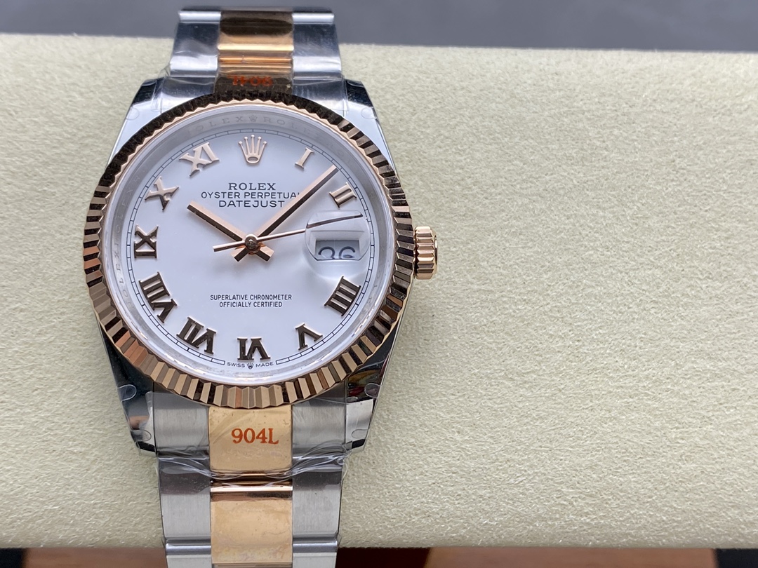 Rolex Datejust 36 Oystersteel and Everose Gold m126231 0016