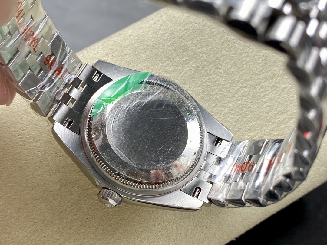 Rolex Datejust 31 White Gold Bezel Diamonds 278384RBR 0018 Women's Watch