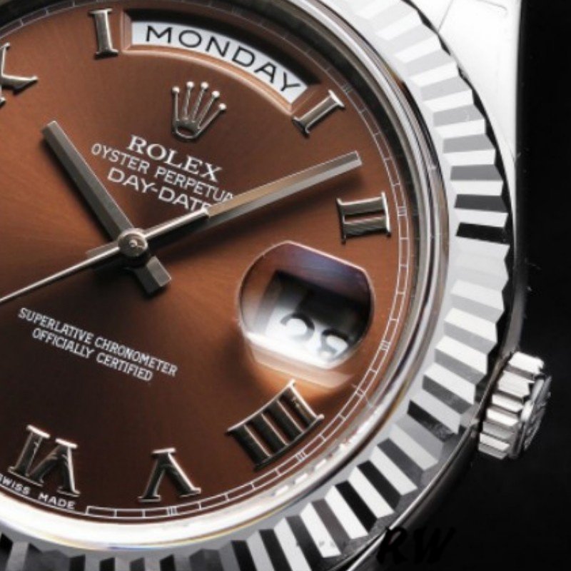 Rolex Day-Date 118239 Chocolate Brown Dial 36mm Unisex Replica Watch