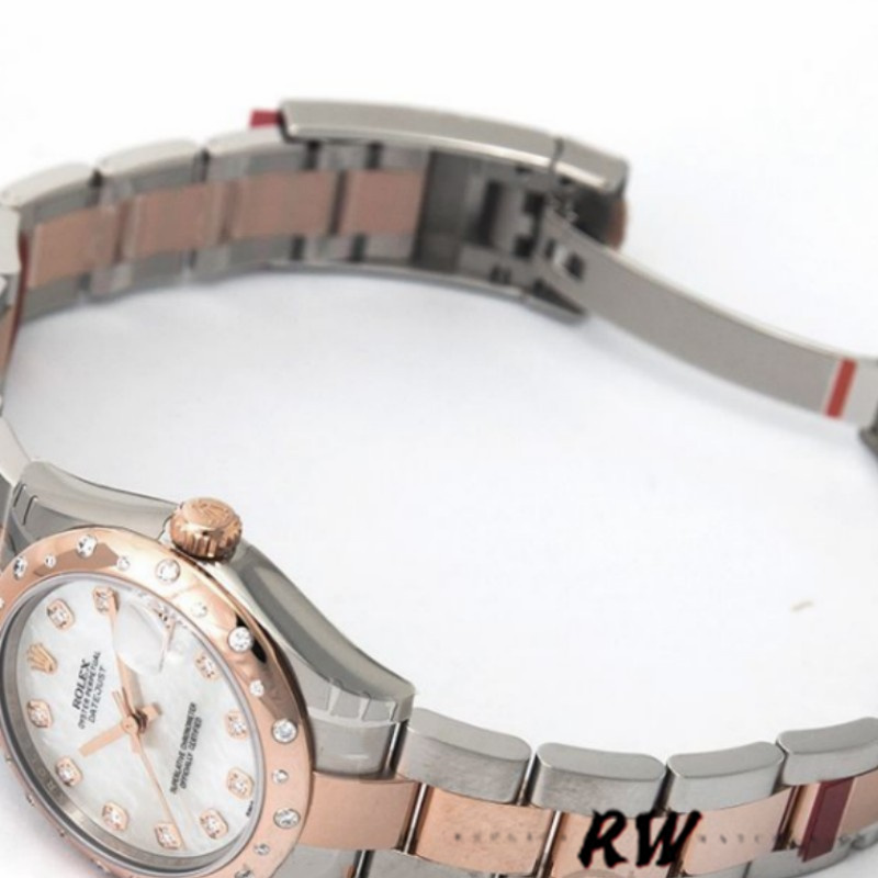 Rolex Datejust 178341 White Mother of Pearl Diamonds Dial 31MM Lady Replica Watch
