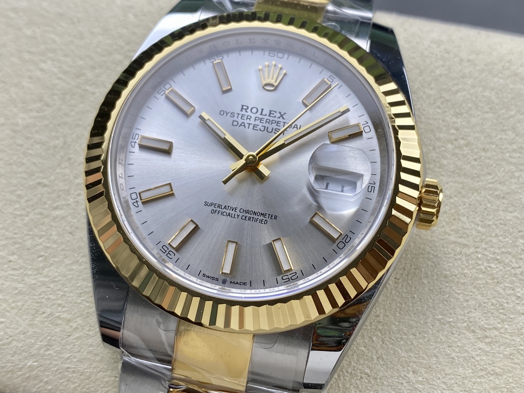 Rolex Datejust 41 Oystersteel Silver Dial M126333 0001 Men's Watch