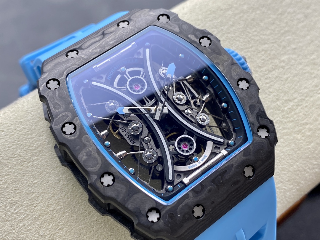 Richard Mille RM 53-01 Tourbillon Pablo Mac Donough Blue Rubber Strap