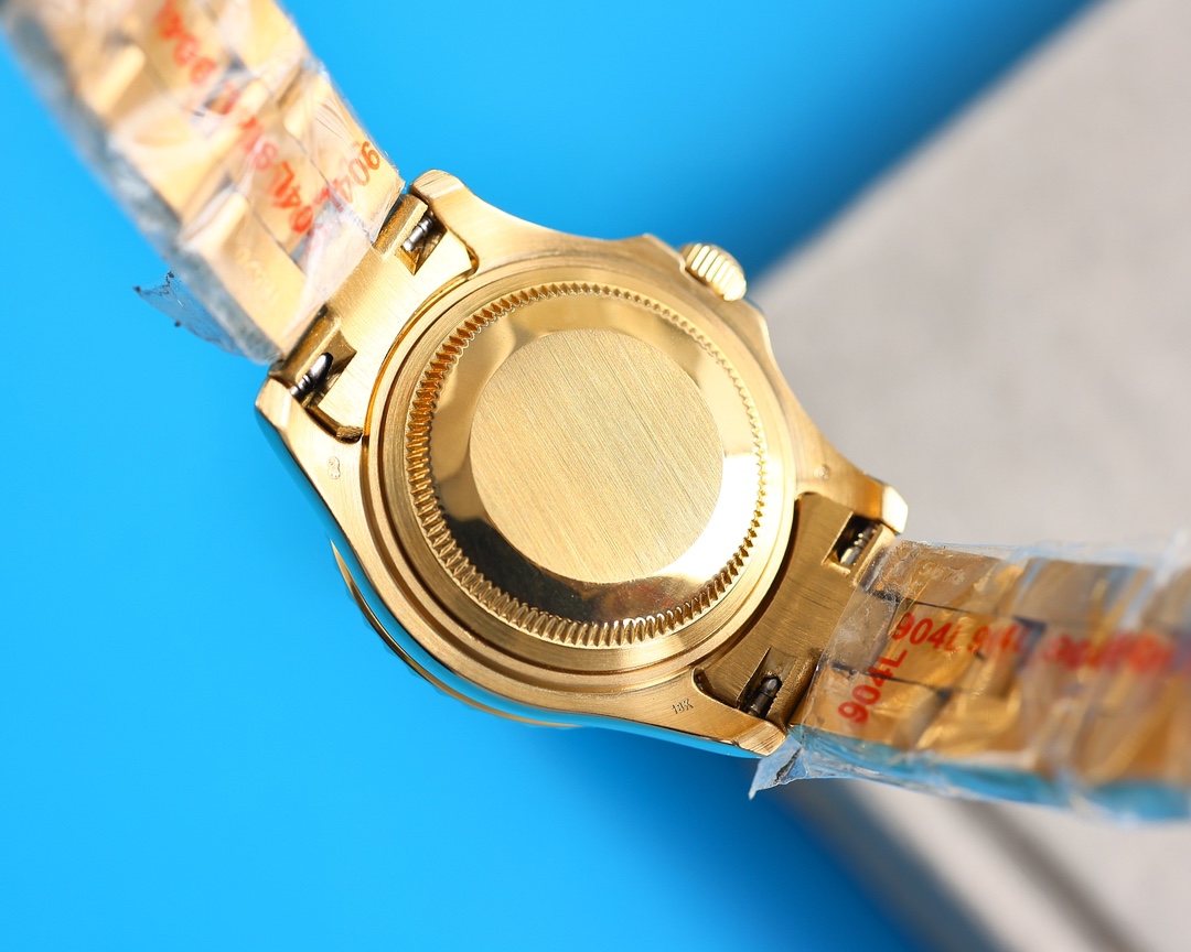 Rolex Yacht-Master 169628 Yellow Gold Champagne Dial 29mm Lady Replica Watch