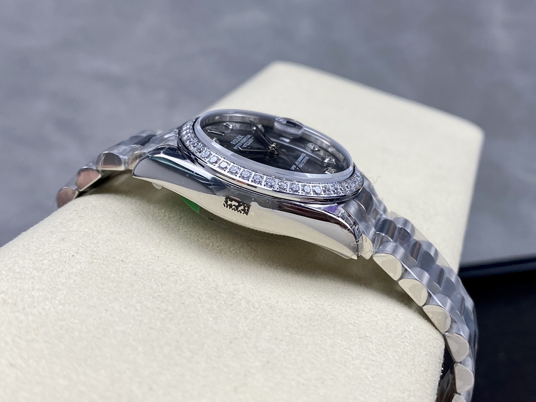 Rolex Datejust 31 White Gold Dark Grey m278289rbr 0006 Women's Watch