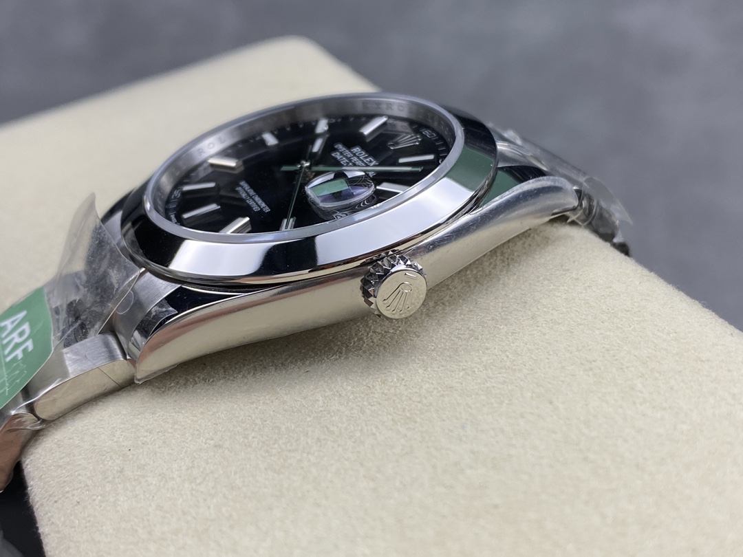 Rolex Datejust 41mm Black Index Oyster Stainless Steel 126300 0011 Men's Watch