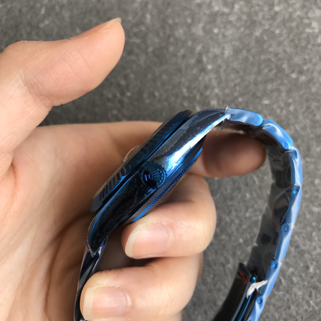 Rolex DiW Sky Dweller 326934 BLUE DLC 40MM Men's Watch