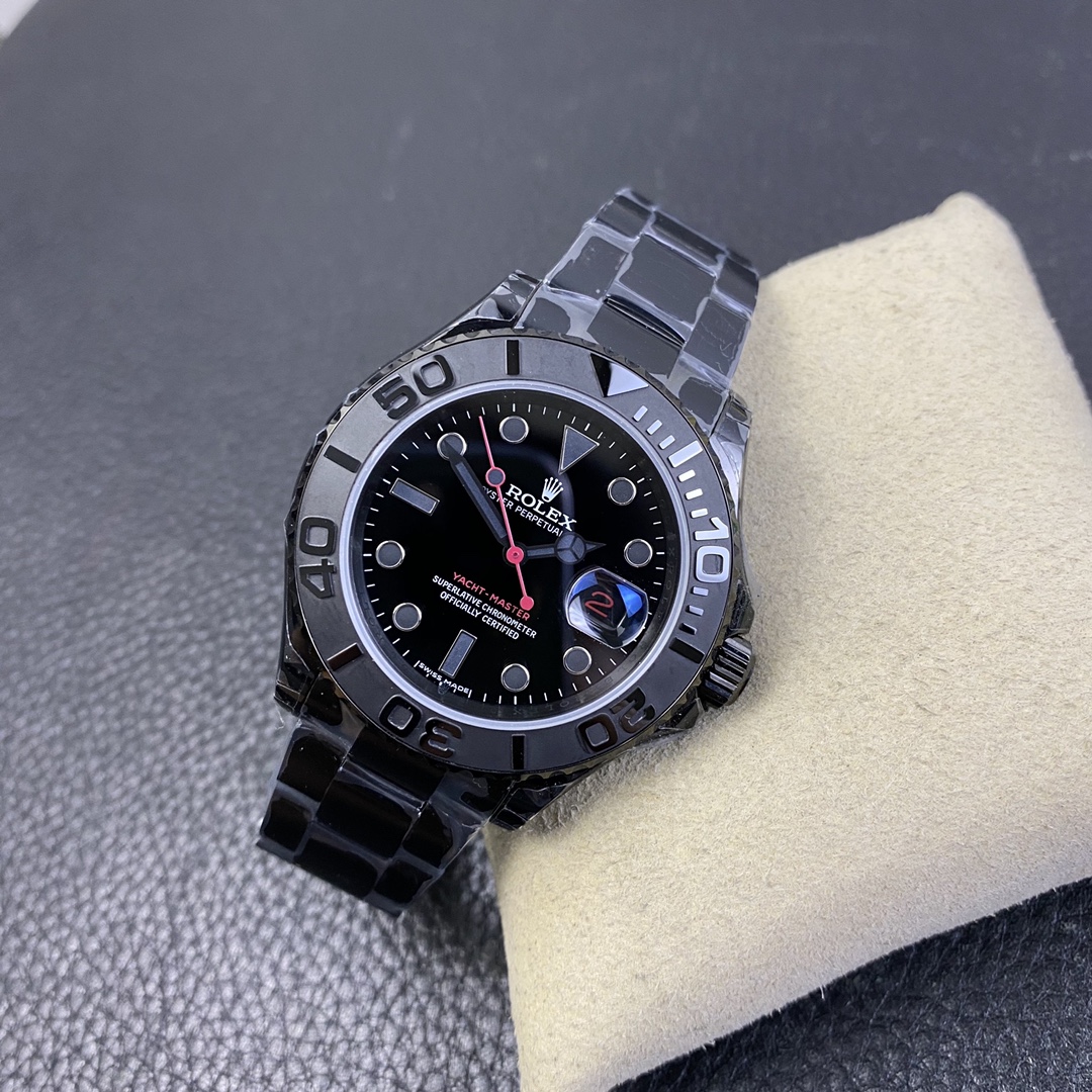 Rolex Yacht Master Triple Red Titan Black 116622 40MM Men's Watch