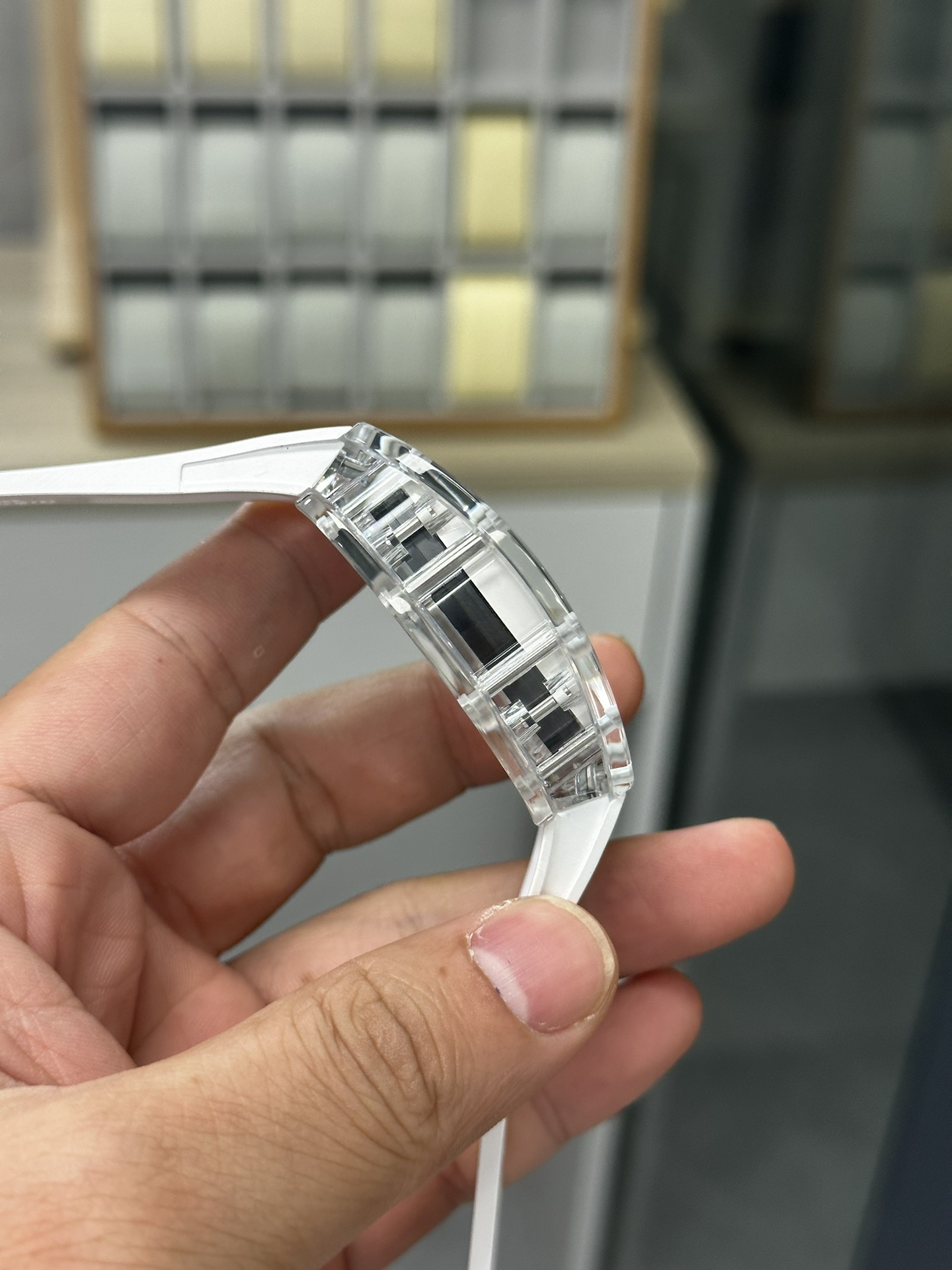 Richard Mille RM055 Transparent Case Skeleton Dial