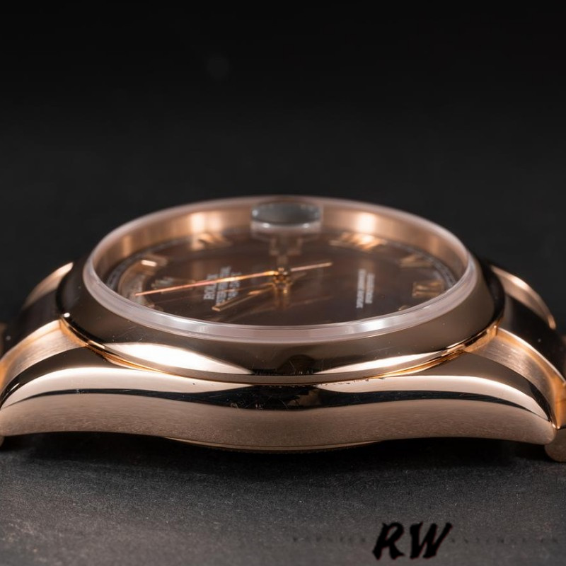 Rolex Day-Date 118205 MOP Roman numeral Dial 36mm Unisex Replica Watch