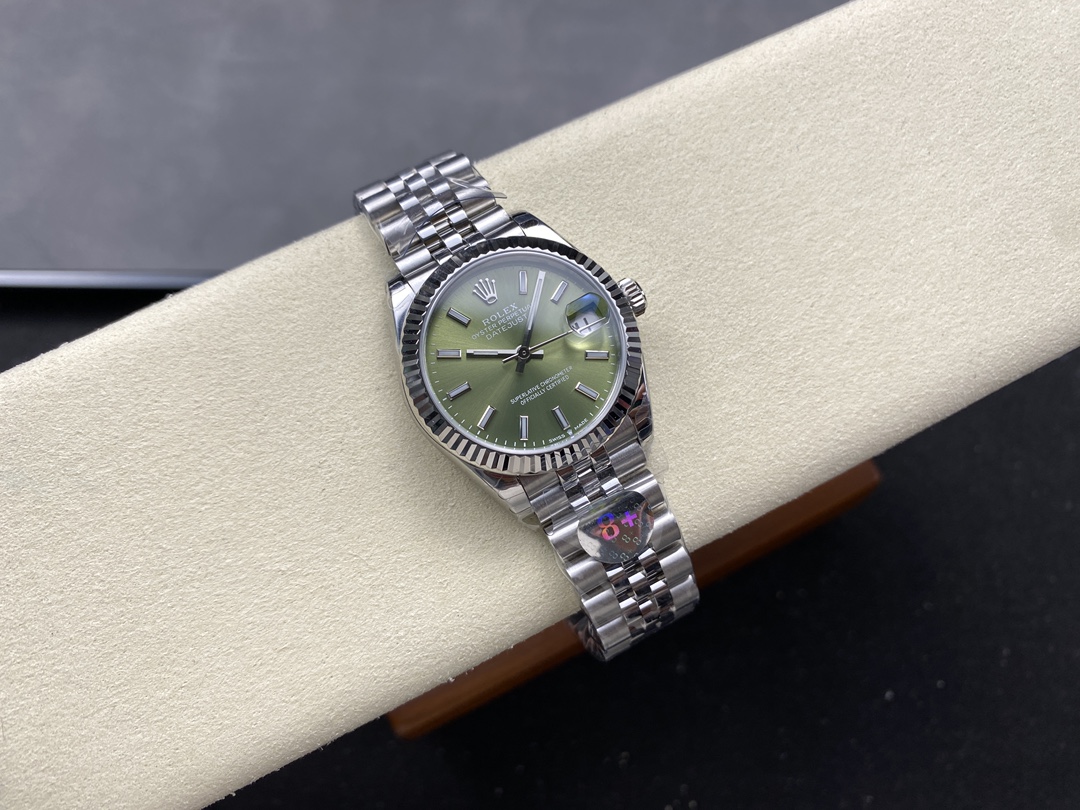 Rolex Datejust 31mm Stainless Steel 278274 0018 Mint Green Index Jubilee