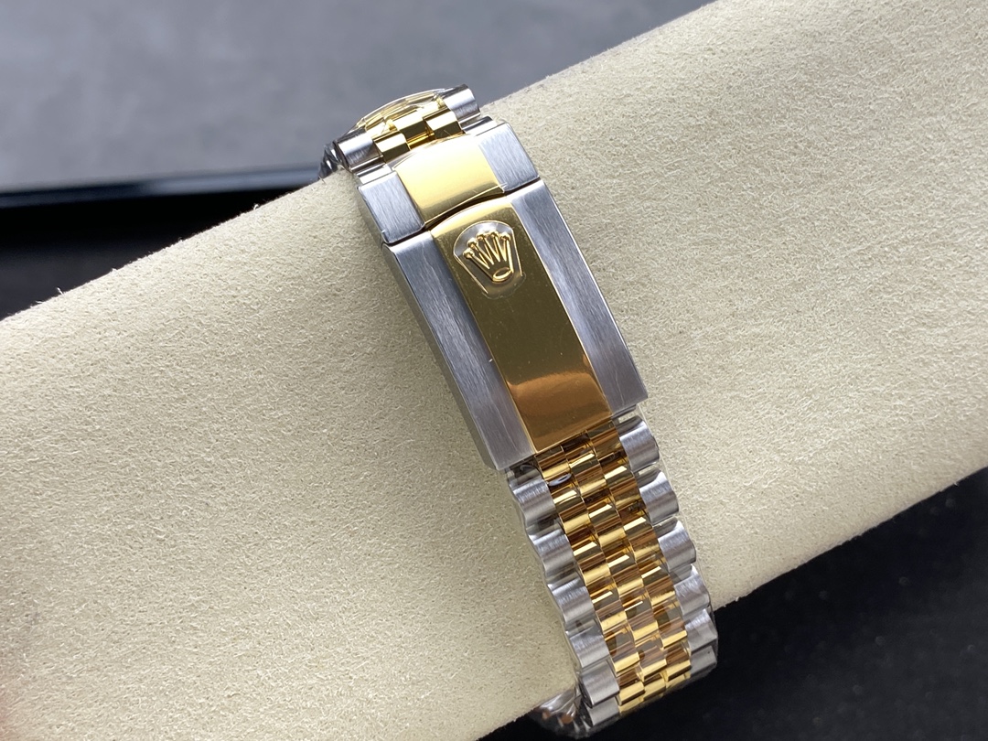 Rolex Datejust 41 Black Dial Gold & Steel 126333 0014 Men's Watch