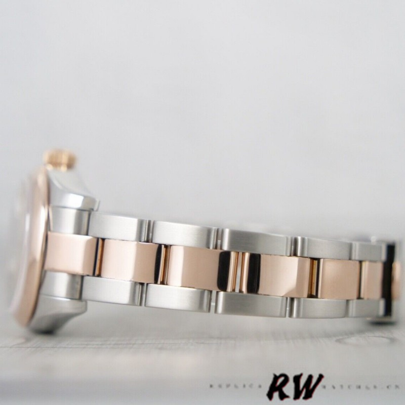 Rolex Datejust 179161 Stainless Steel and Everose Gold Silver Index Dial 26MM Lady Replica Watch