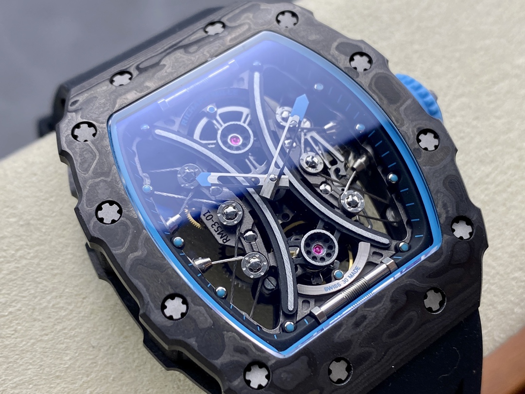 Richard Mille RM 53-01 Tourbillon Pablo Mac Donough Black Rubber Strap