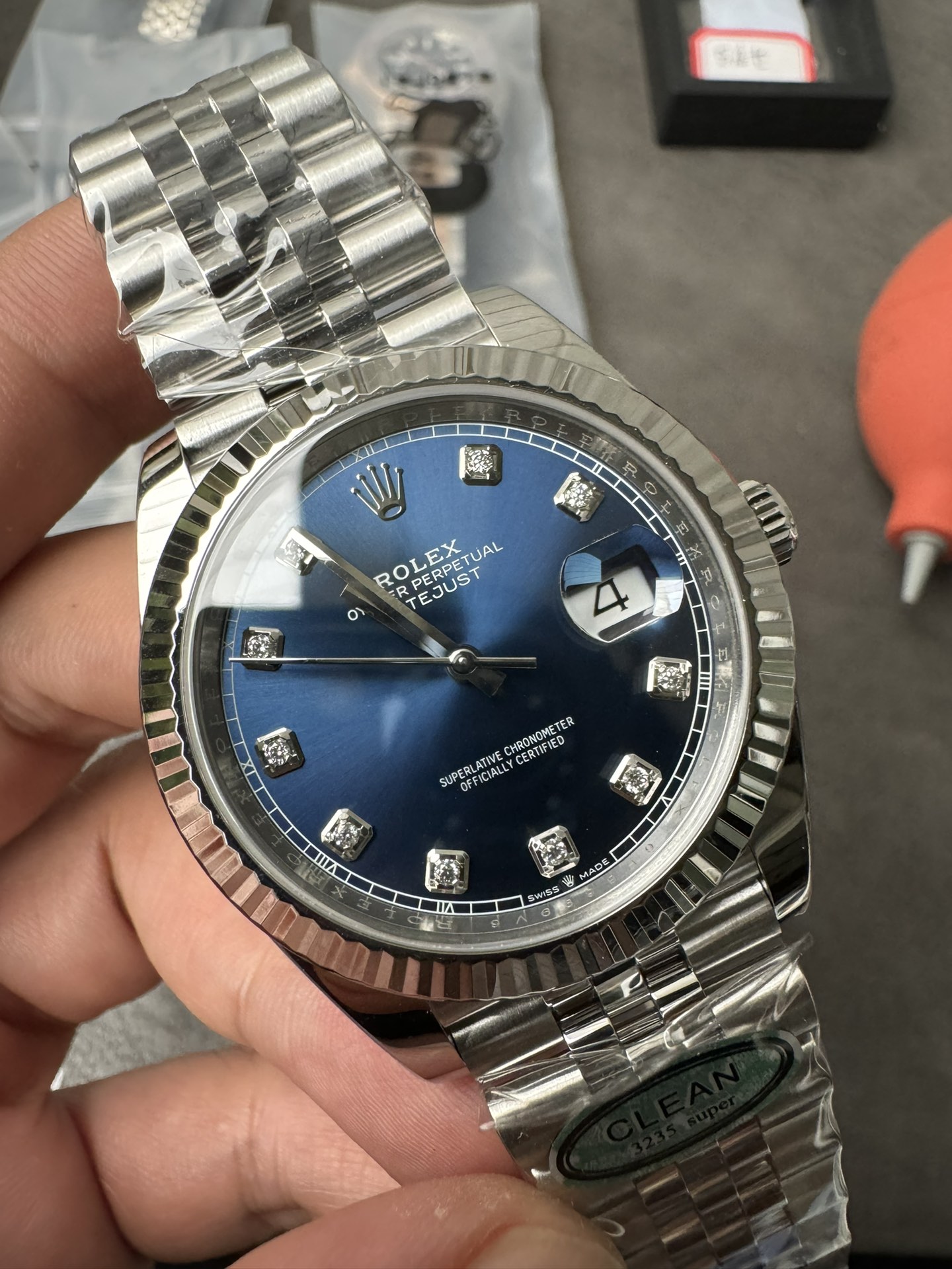 Rolex Datejust 41 White Gold Blue Dial 126334 0016