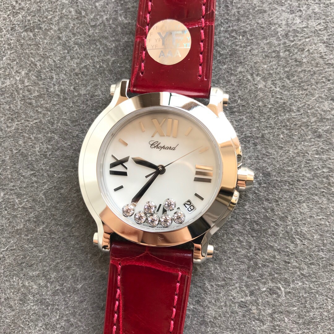 Chopard Happy Sport White Diamond Dial 278475-3001