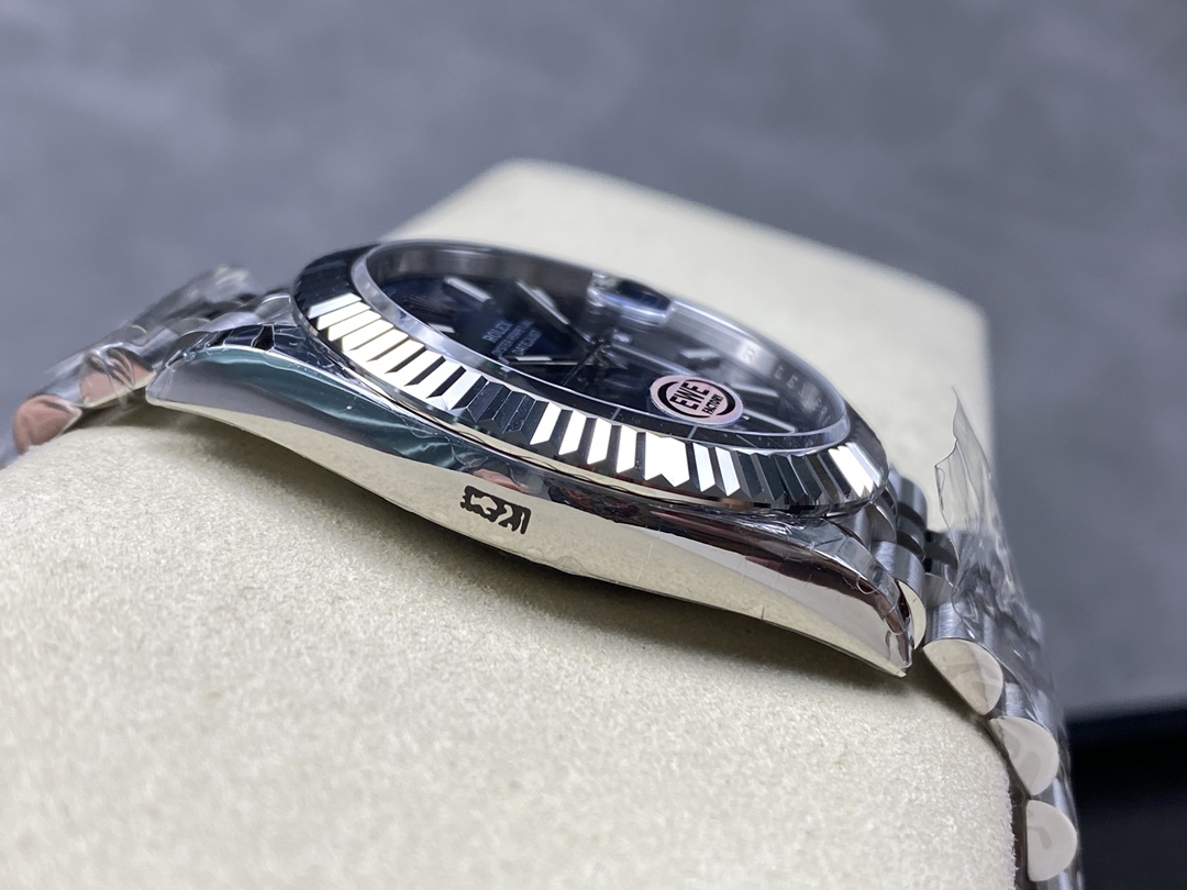 Rolex Datejust 126234 Blue Index Dial Fluted Bezel 36MM Unisex Replica Watch