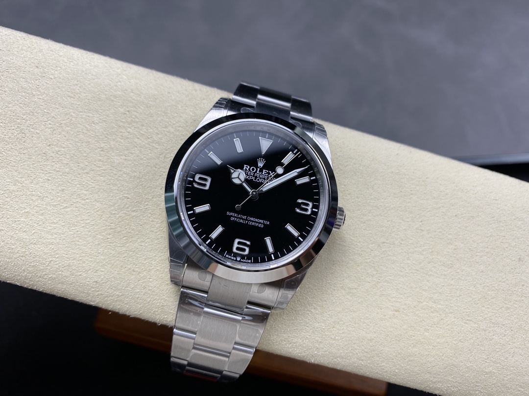 Rolex Explorer 124270 0001 Black Dial Stainless Steel 36MM