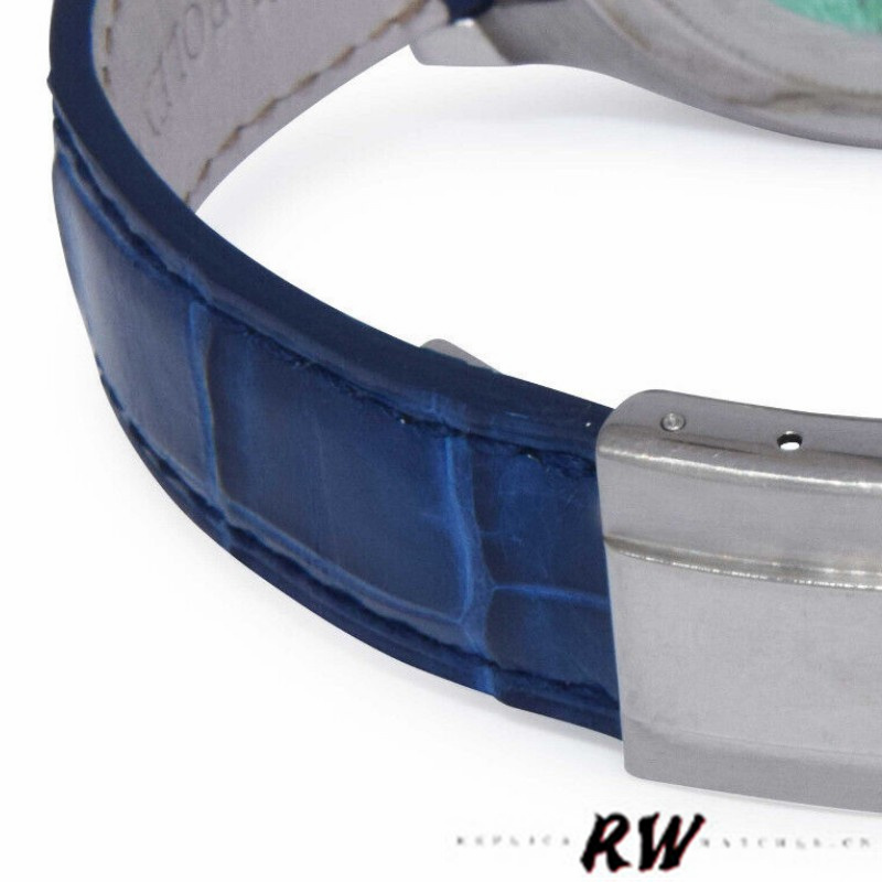 Rolex Daytona 116519 Blue Leather strap Meteorite Dial 40mm Mens Replica Watch