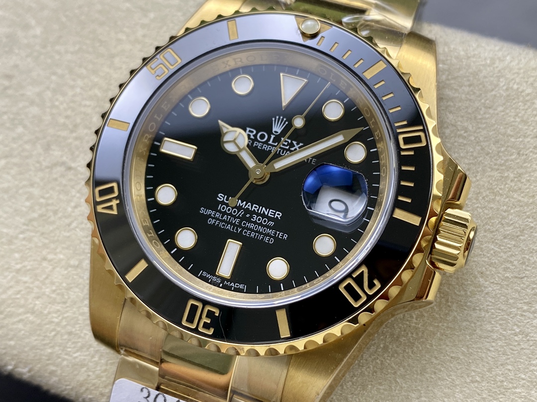 Rolex Submariner Date 116618LN Black Dial 40mm Mens Replica Watch