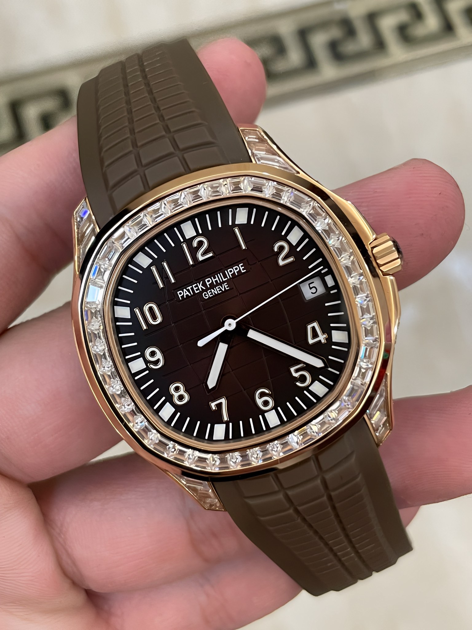 Patek Philippe Aquanaut 5167 300G 010 Black & Green & Brown 40mm