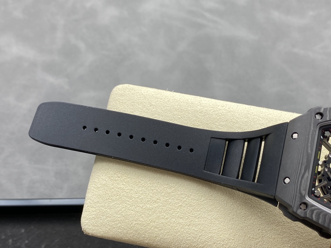 Richard Mille Rafael Nadal NTPT Carbon RM Black Rubber Strap RM035-02