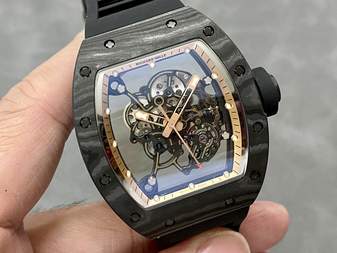 Richard Miller RM055 NTPT Carbon Fiber Black