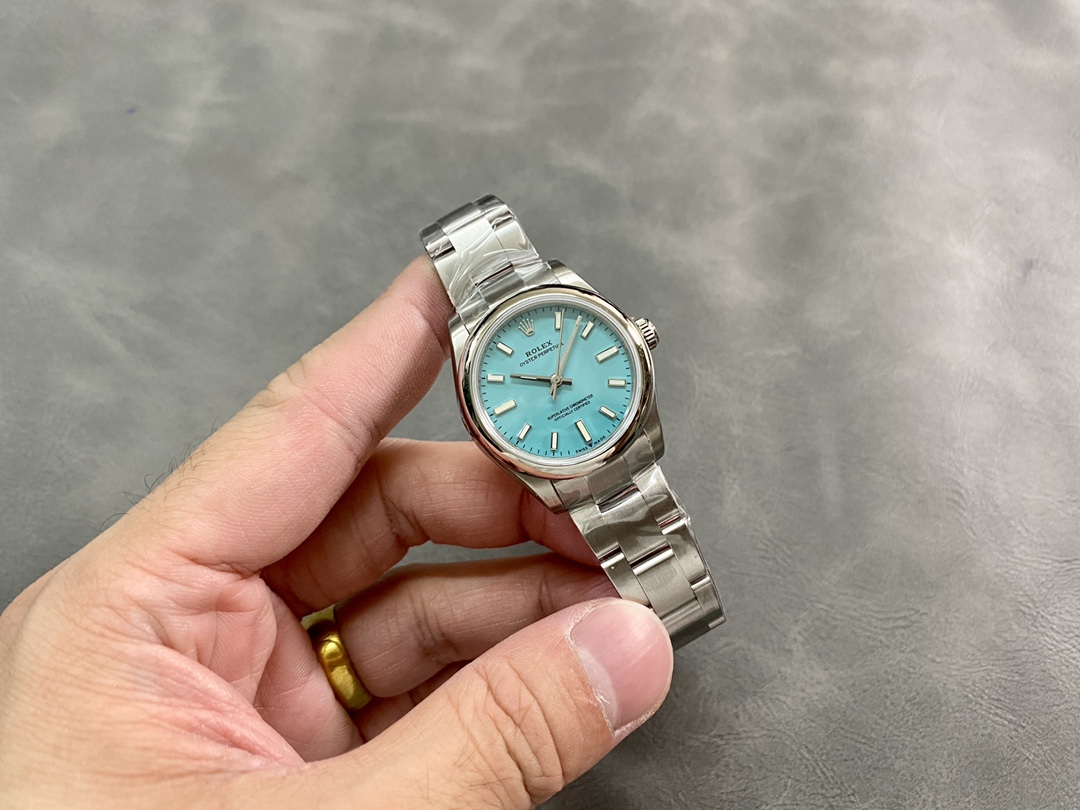 Rolex Oyster Perpetual 31 Turquoise Blue Dial 277200 0007 Women's Watch