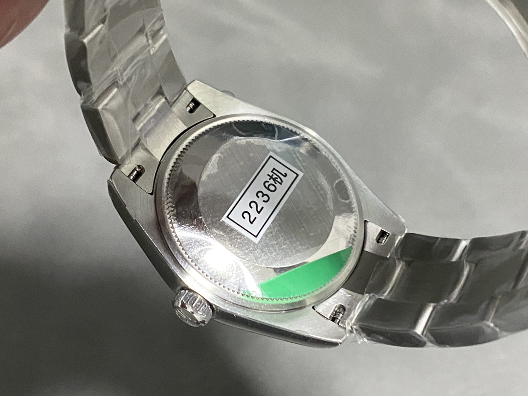 Rolex Datejust 31 Stainless Steel and White Gold Azzuro-Blue-Floral-Motif Diamond Dial m278274-0035