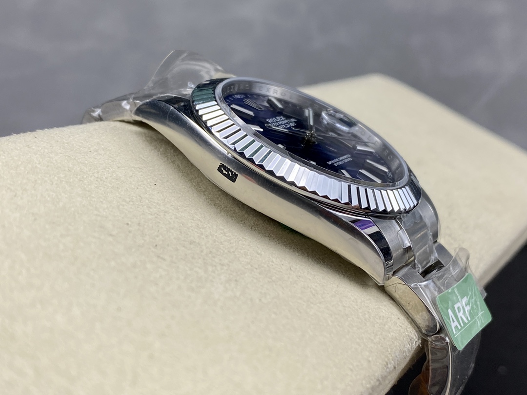 Rolex Datejust 126334 0001 Fluted Bezel Blue Dial 41MM Mens Replica Watch