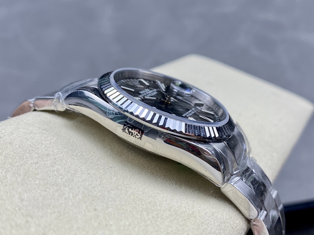 Rolex Datejust 41 Grey Dial Oystersteel & White Gold Steel Strap m126334 0013