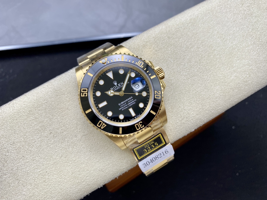 Rolex Submariner 126618LN Yellow Gold Black Dial 41mm Mens Replica Watch