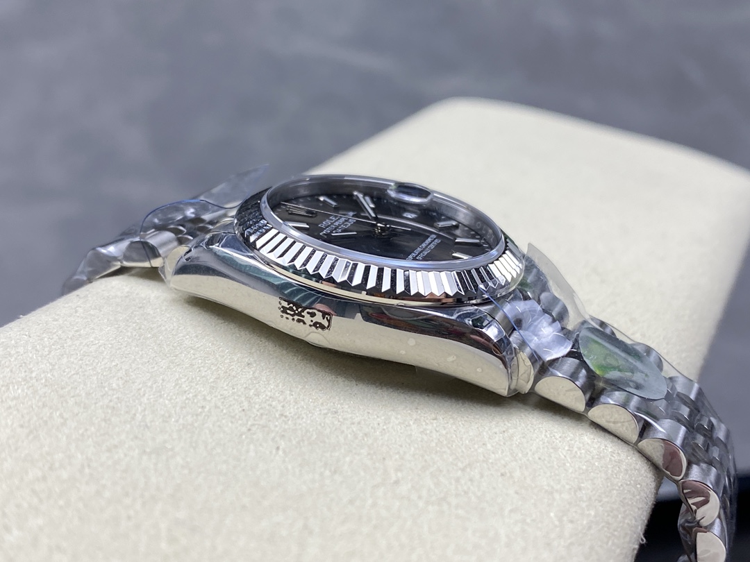 Rolex Datejust 31 White Gold & Steel Dark Grey Dial 278274 0016 Women's Watch