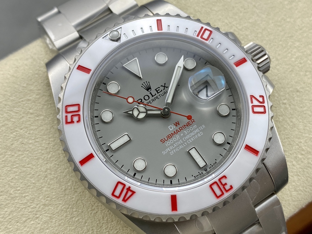 Rolex DIW Submariner Date Sandblasted  116610 Limited Edition Full 904L Grey Dial 40mm