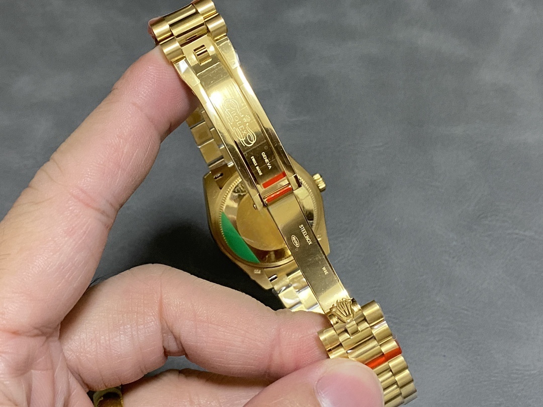 Rolex Datejust 31 Yellow Gold Mother-of-Pearl Diamond Dial Diamond Bezel m278288rbr 0006