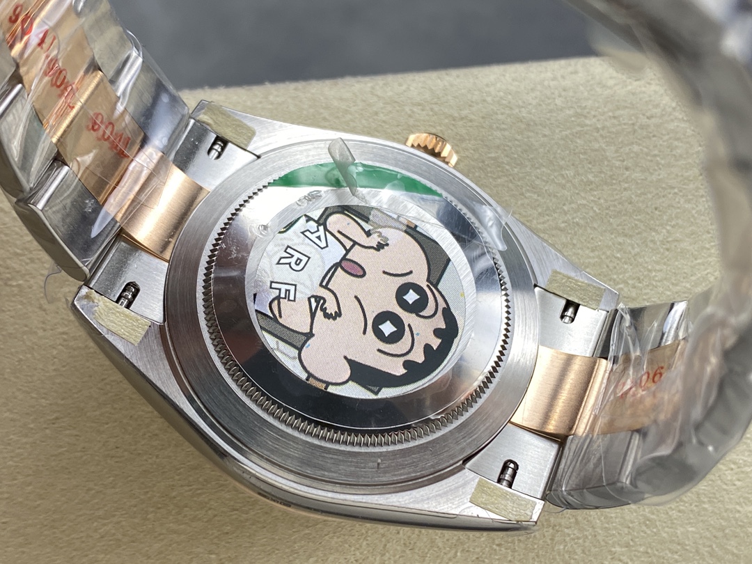 Rolex Datejust 126331 0007 Sundust Diamond Oyster 41mm Steel and Everose Gold Watch