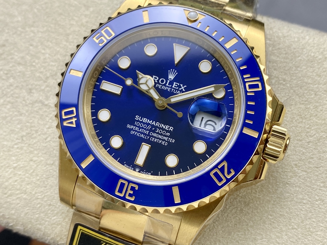 Rolex Submariner Date 116618LB Blue Dial 41mm Mens Replica Watch