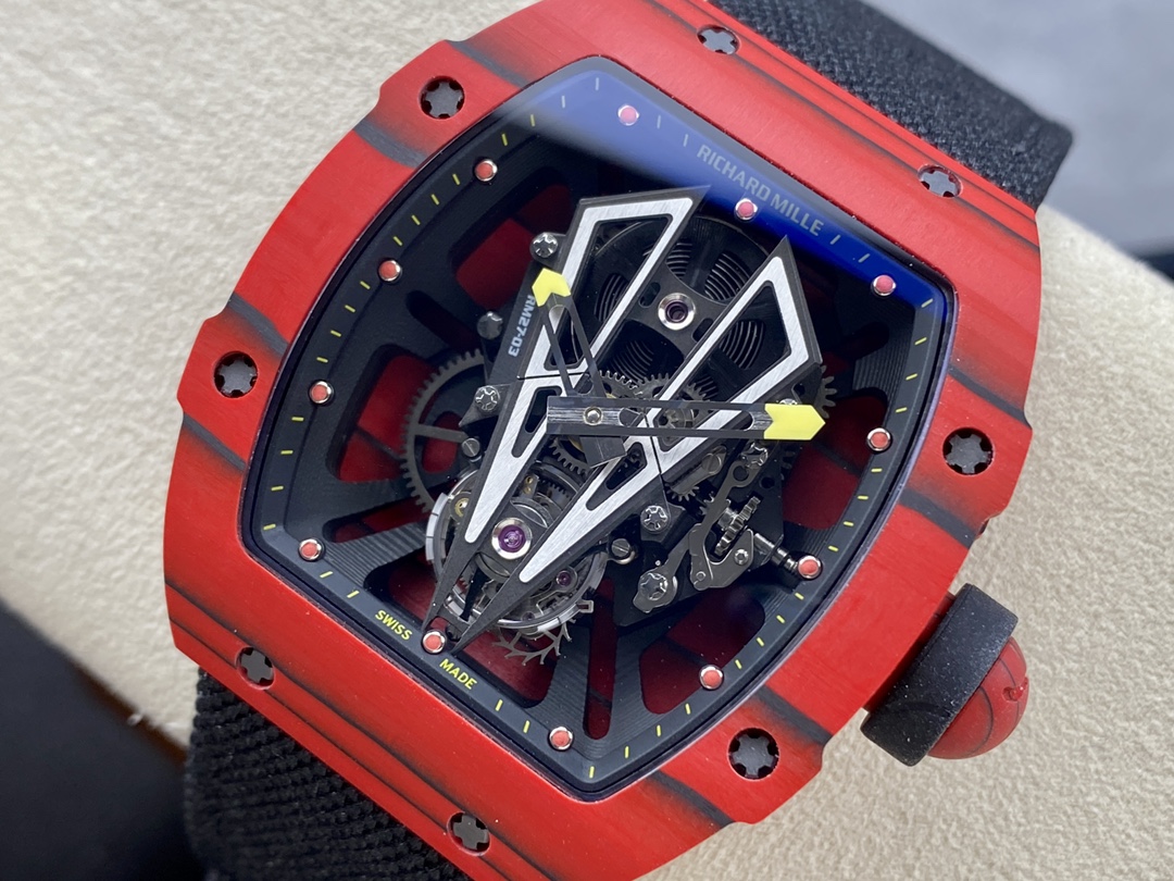 Richard Mille RM27-03 Tourbillon Rafael Nadal Red TPT Quartz Edition Red Carb