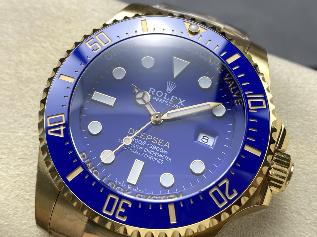 Rolex New 2024 Release Deepsea Gold Blue Dial 136668LB