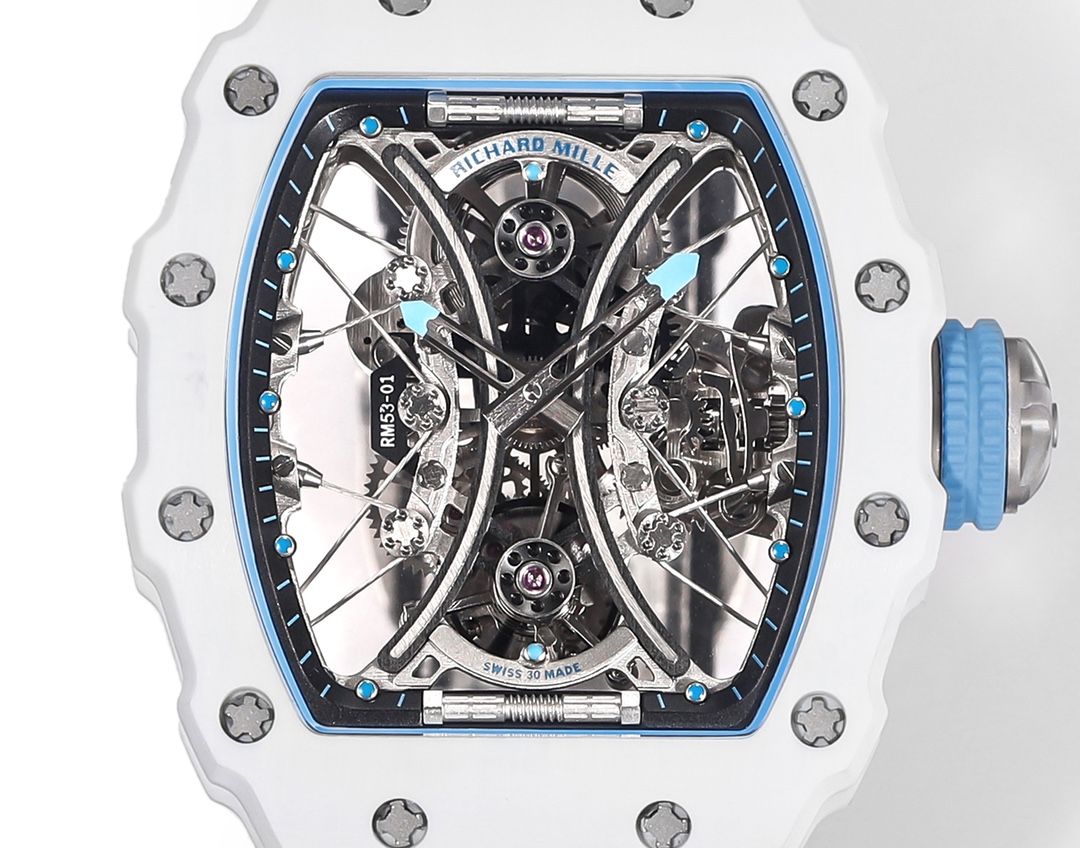 Richard Mille RM053-01 Pablo MacDonough Skeleton Dial Black Rubber Strap