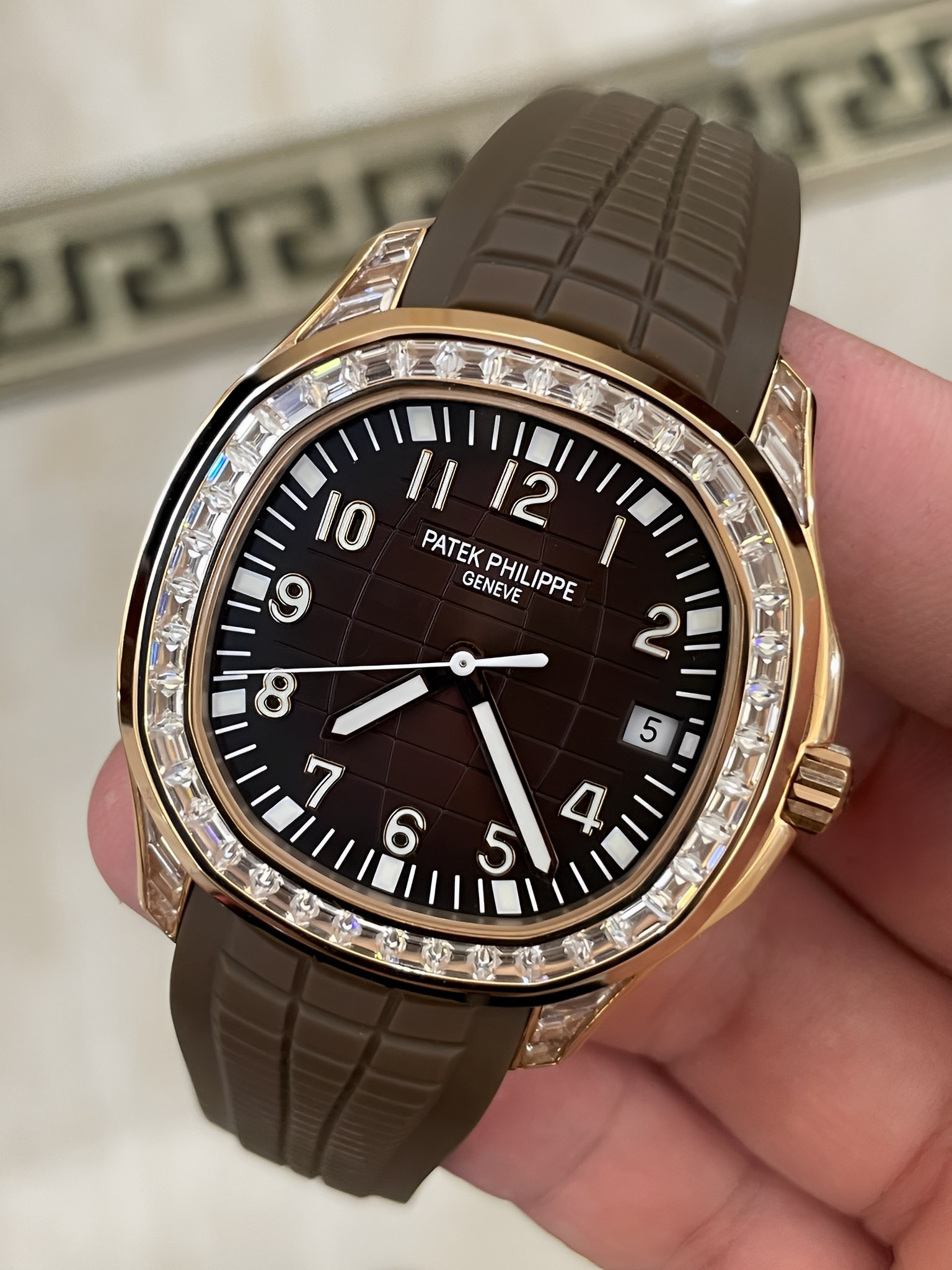 Patek Philippe Aquanaut 5167 300G 010 Black & Green & Brown 40mm