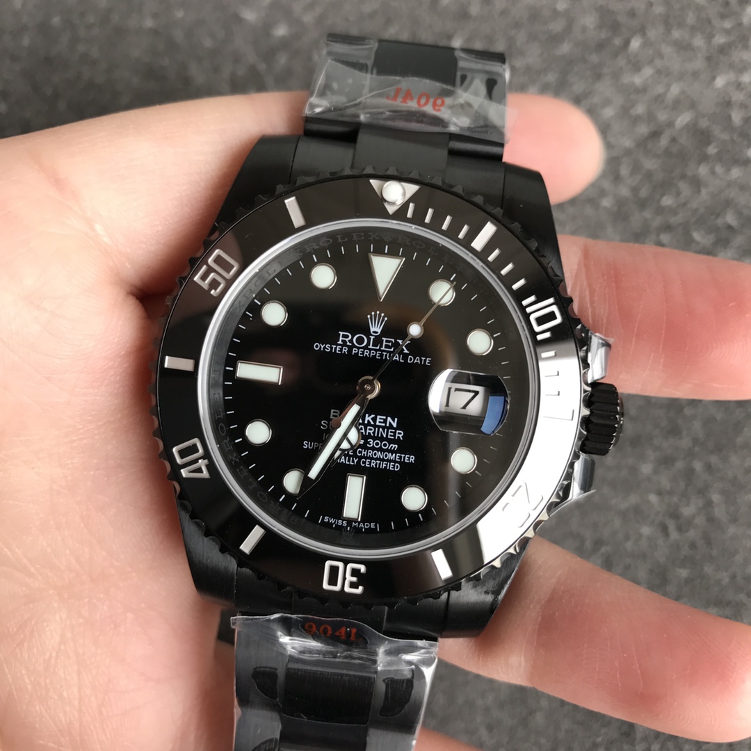 Rolex Submariner Date Black PVD/DLC Coated Stainless Steel 40mm 116610LN