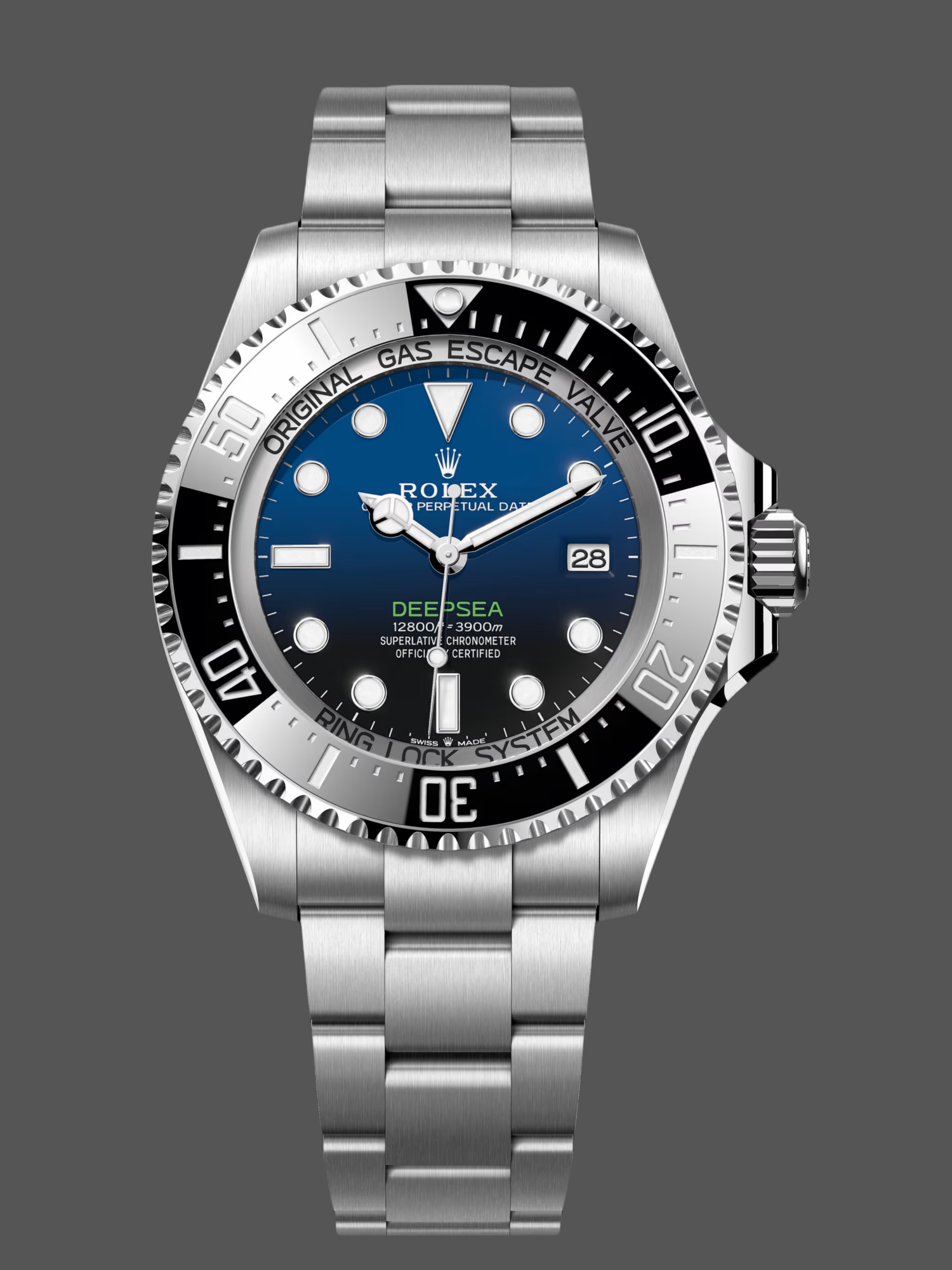Rolex Sea-Dweller Deepsea 136660 0005 Stainless Steel Black Blue Dial 44MM Mens Replica Watch