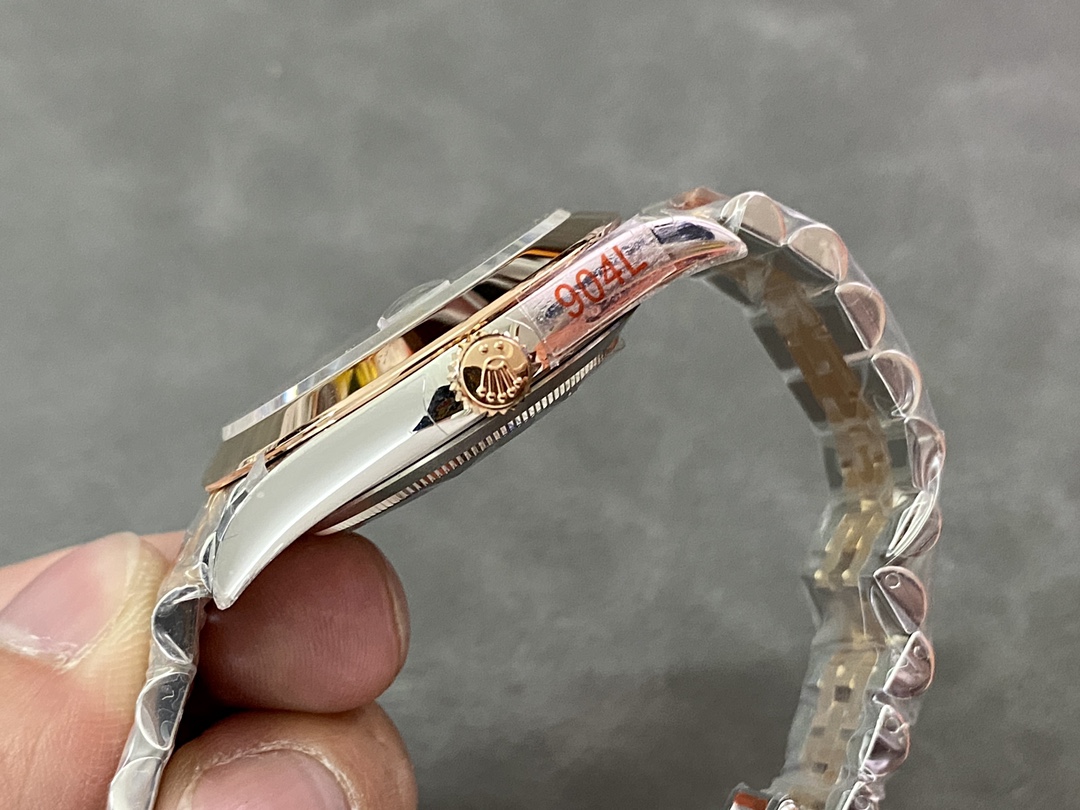 Rolex Datejust 36 Steel & Everose Gold Chocolate Dial M126201 0043 Women's Watch