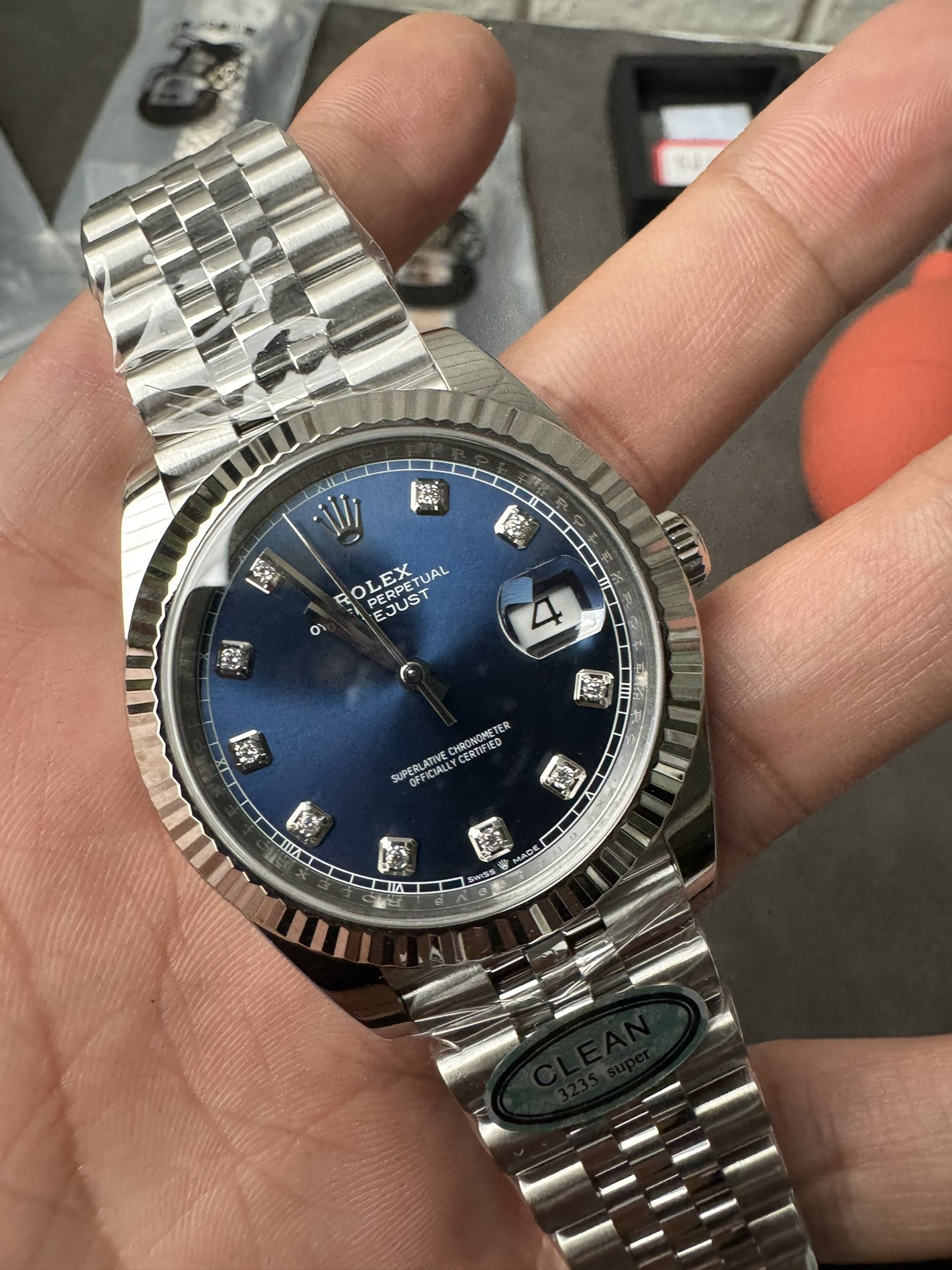 Rolex Datejust 41 White Gold Blue Dial 126334 0016